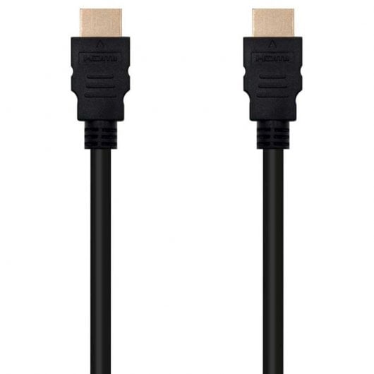 Nanocable High Speed HDMI 1.4 Kabel HEC Audio Video mit Ethernet 1,8 m Schwarz