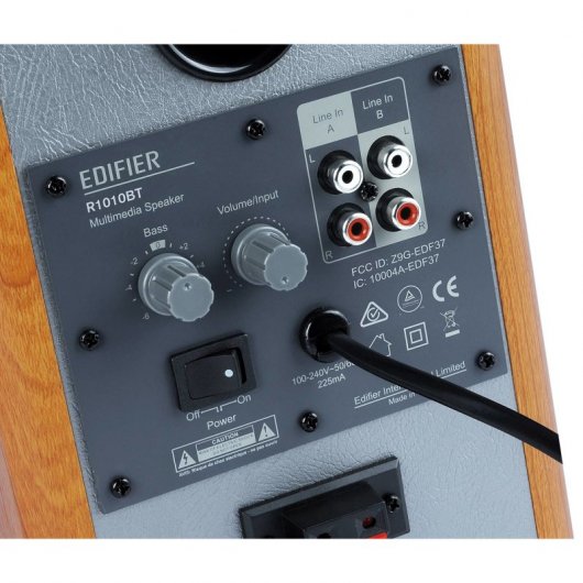 Enceintes Bluetooth Edifier R1010BT 24W RMS Marron
