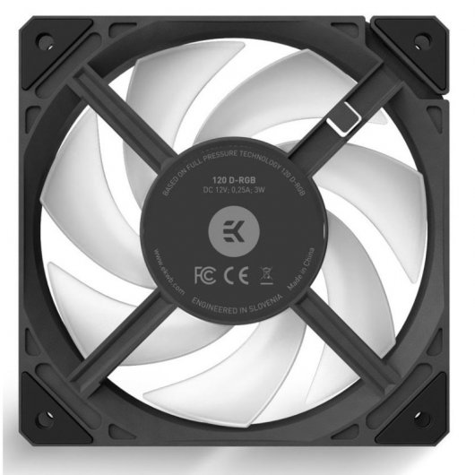 EKWB Ventilateur EK-Loop FPT 120 D-RGB Noir 120mm
