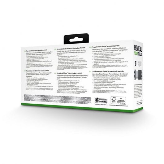 Nacon MG-X Manette pour Smartphones iPhone avec Licence Xbox Blanc