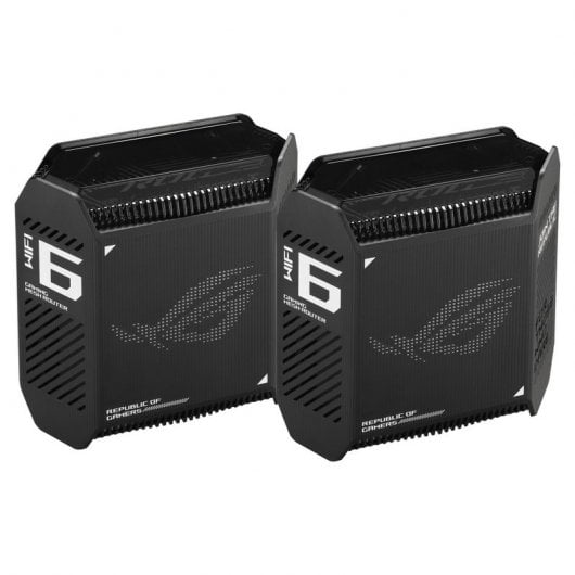 ASUS ROG Rapture GT6 Mesh WiFi Router AX10000 Tri-Band MU-MIMO Noir Pack 2 Unités