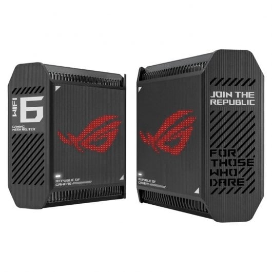 ASUS ROG Rapture GT6 Mesh WiFi Router AX10000 Tri-Band MU-MIMO Noir Pack 2 Unités