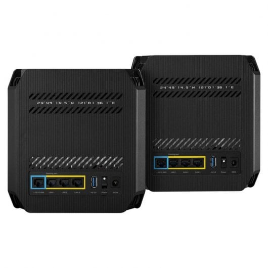 ASUS ROG Rapture GT6 Mesh WiFi Router AX10000 Tri-Band MU-MIMO Noir Pack 2 Unités