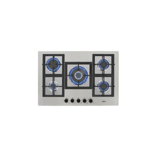 Placa de gas Teka EFX 70.1 5G AI AL DR CI 75 cm Acero Inoxidable