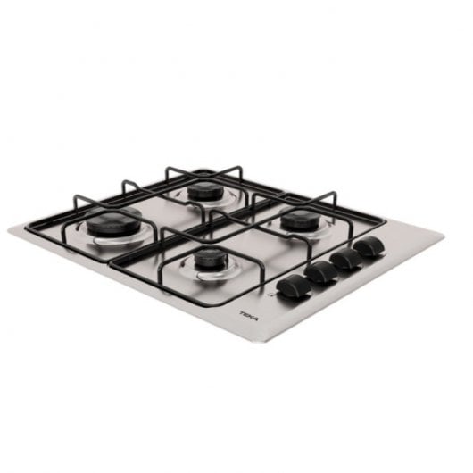 Teka HLX 640 Placa de Gas Natural 4 Zonas 58cm Acero Inoxidable