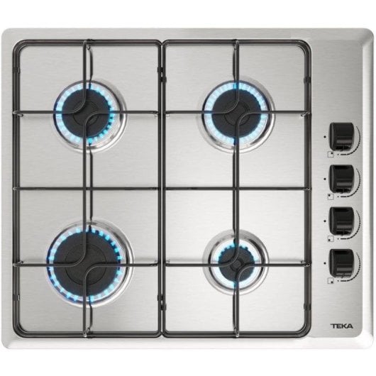 Piano cottura Teka HLX 640 KL 4 fuochi gas naturale 58cm acciaio inox