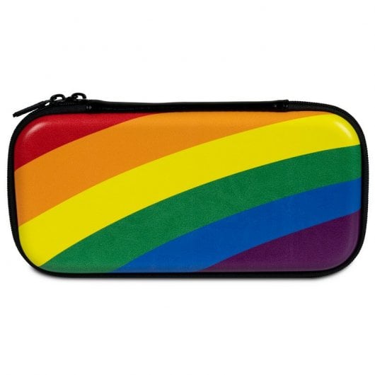 BigBen Funda de Transporte Rígida Rainbow para Nintendo Switch/Lite/OLED