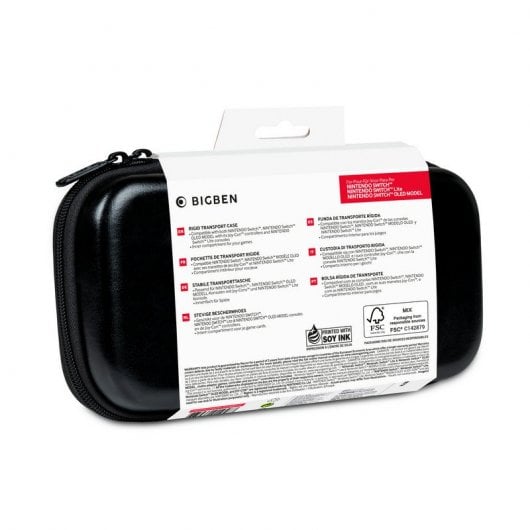 Bolsa de transporte rígida BigBen Rainbow para Nintendo Switch/Lite/OLED