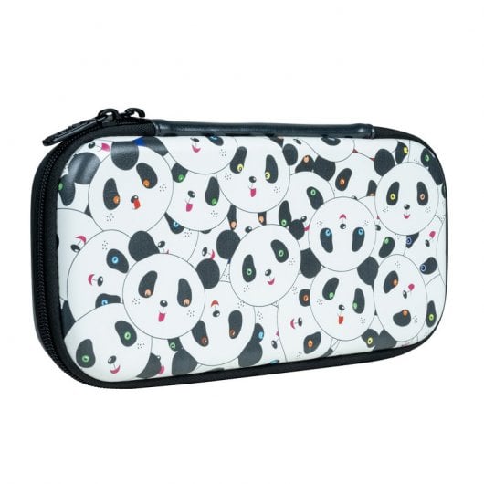 Estojo de transporte rígido Bigben Pandas para Nintendo Switch/Lite/OLED