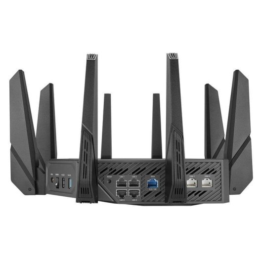 Router Asus ROG Rapture GT-AXE16000 WiFi 6E Cuatribanda 16Gbps AiMesh Dual 10G