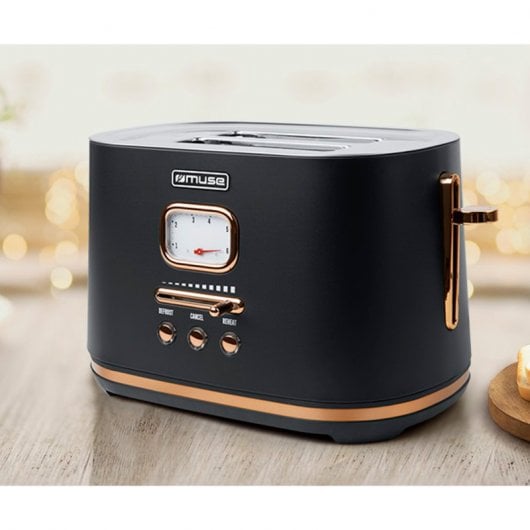 Muse MS-130 BC 2-Scheiben-Toaster 1000W schwarz