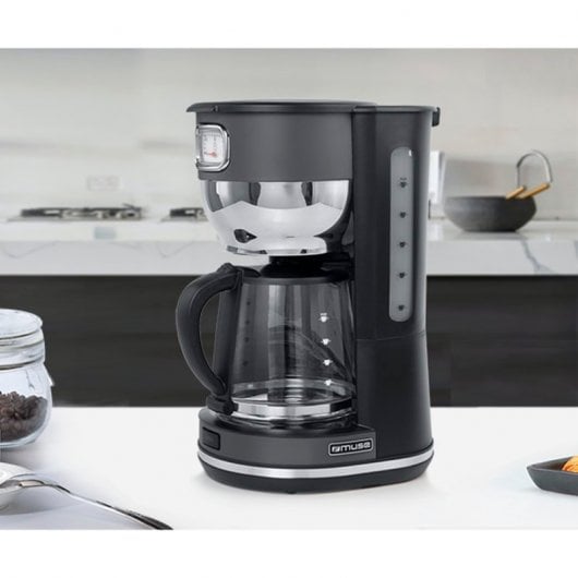 Macchina per caffè americano Muse MS-220 DG 1,4 L 1000 W Grigio