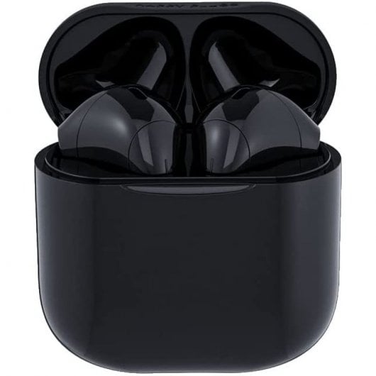 Happy Plugs Joy Auriculares Sem Fios Pretos