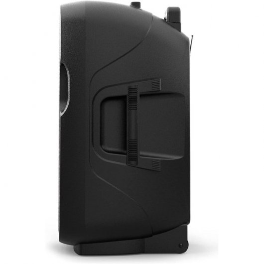 Audibax Denver 15 Malibu  Altavoz Activo PA con Ruedas, Efectos LED y 2 Micrófonos Inalámbricos 15” 250W Negro
