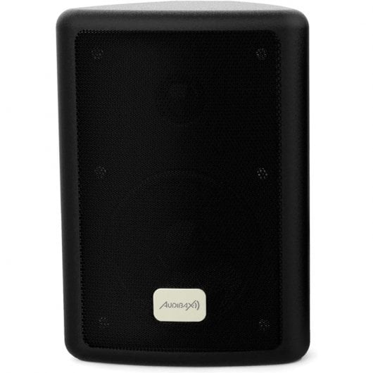 Audibax Pícolo PR-41 Paire d'enceintes bibliothèque et système audio HiFi avec support mural 75 W Noir