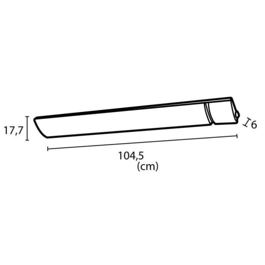 Elektrisches Infrarot-Außenheizgerät Sined Calore 1.500W Keramik Fernbedienung IP65