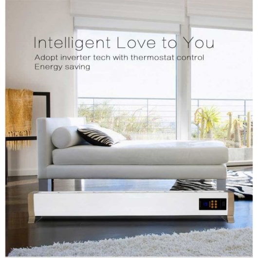 Sined-Fußbodenheizungskonvektor 2000 W Weiß