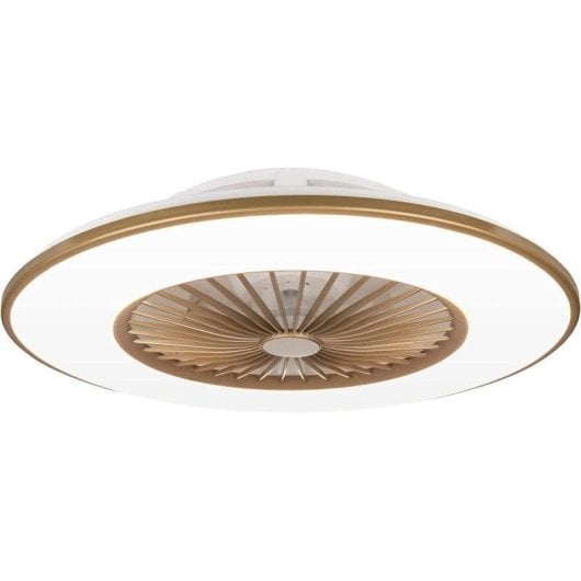 Ventilador de Teto Noaton Vega sem Pás Luz LED 26W Café Controlo Remoto