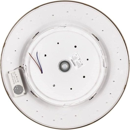 Ventilador de Teto Noaton Vega sem Pás Luz LED 26W Café Controlo Remoto