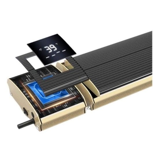 Elektrisches Infrarot-Heizgerät Sined MPC WiFi 2400W mit Wand- und Deckenmontage