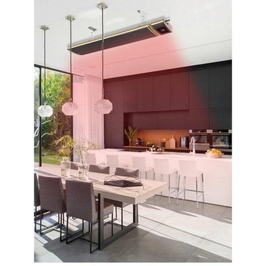 Elektrisches Infrarot-Heizgerät Sined MPC WiFi 2400W mit Wand- und Deckenmontage