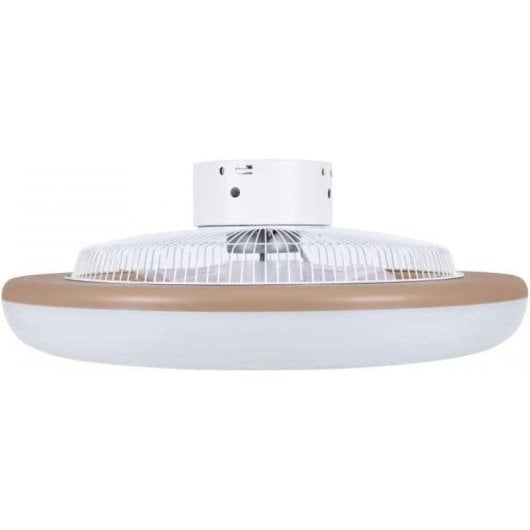 Ventilador de Teto Noaton Callisto Gold 26W Luz LED 3 Cores Controlo Remoto