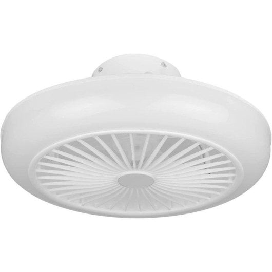 Ventilador de Teto Noaton Polaris sem Pás Luz LED 26W Branco Controlo Remoto