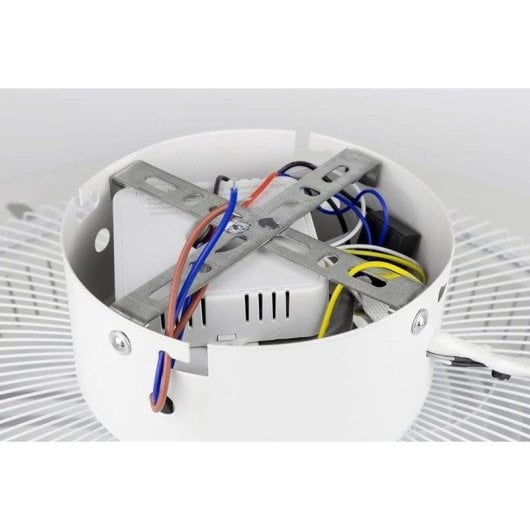 Ventilador de Teto Noaton Polaris sem Pás Luz LED 26W Branco Controlo Remoto