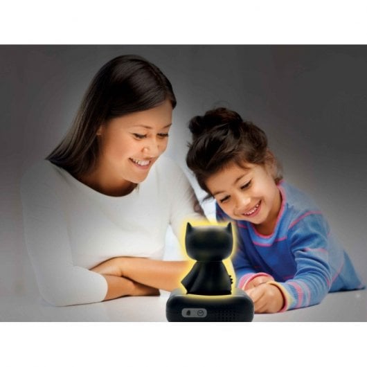 Lexibook Batman Reloj Despertador Digital con Luz de Noche 3D y Efectos Sonoros