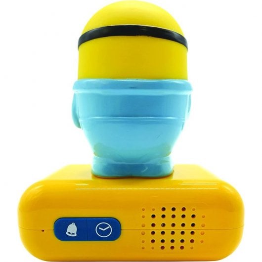 Lexibook Minions Relógio Despertador Digital com Luz Noturna 3D e Efeitos Sonoros