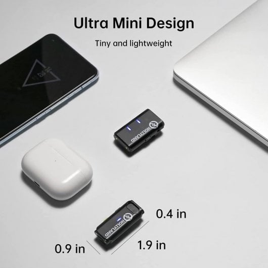 Hollyland LARK M1 Duo Micrófono de Solapa Wireless + Estuche de Carga