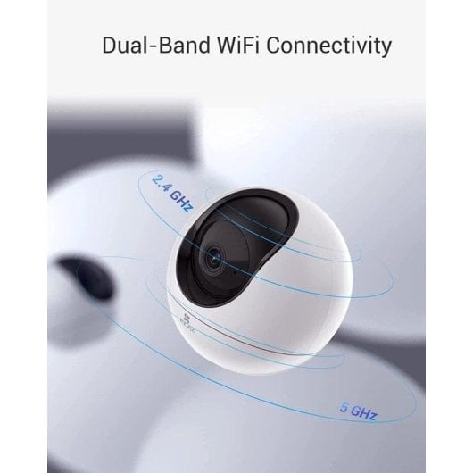 Caméra de surveillance EZVIZ C6 2K Vision Nocturne Intérieure Détection IA Audio Bidirectionnel