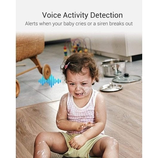Caméra de surveillance EZVIZ C6 2K Vision Nocturne Intérieure Détection IA Audio Bidirectionnel
