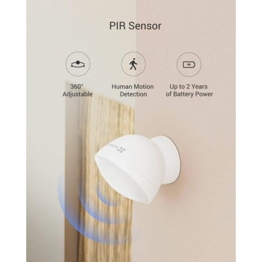 Bewegungssensor EZVIZ T1C Zigbee Innen Manipulationsschutz