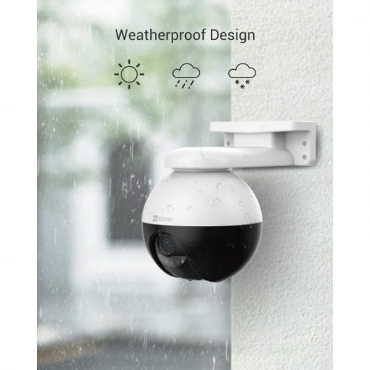 EZVIZ C8W Pro 2K Cámara Wi-Fi Exterior con Paneo e Inclinación