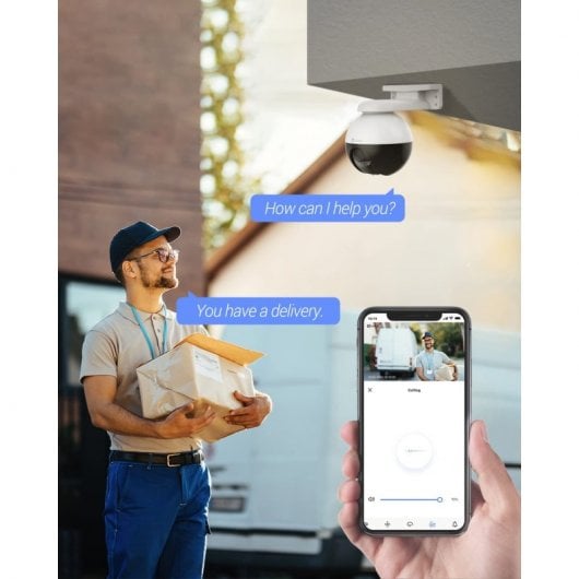 Caméra Wi-Fi extérieure EZVIZ C8W Pro 2K avec panoramique et inclinaison