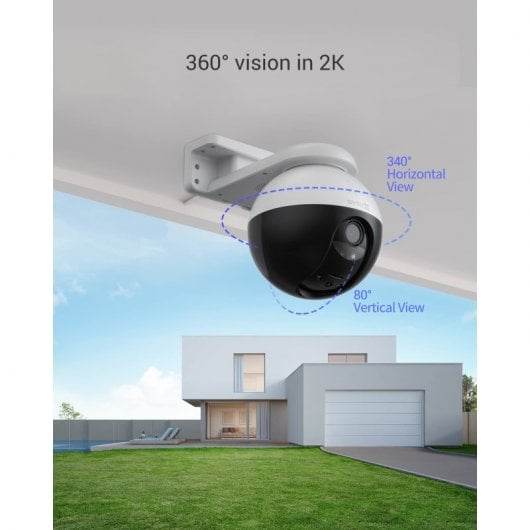 EZVIZ C8W Pro 2K Cámara Wi-Fi Exterior con Paneo e Inclinación