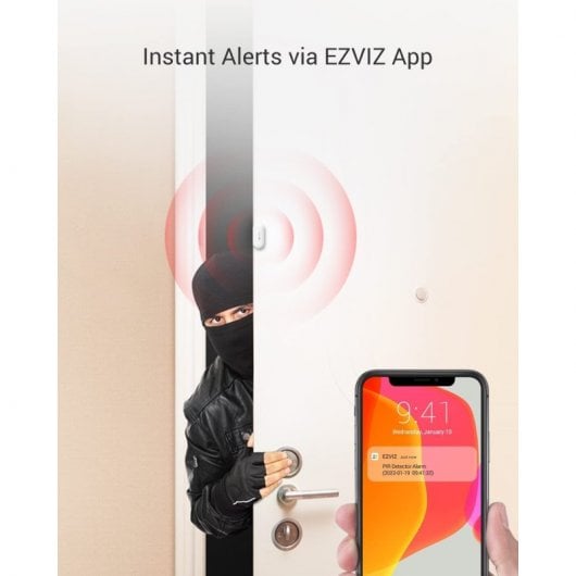 Sensore di apertura e chiusura di porte e finestre EZVIZ T2C