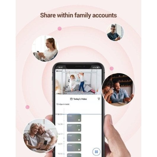 Caméra de surveillance EZVIZ BM1-RA FullHD Vision Nocturne Intérieure IA Contrôle Vocal Audio Bidirectionnel