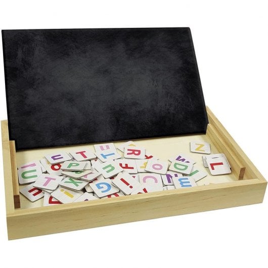 Lexibook Bio Toys École de Mots Bilingue Anglais/Espagnol Jeu en Bois