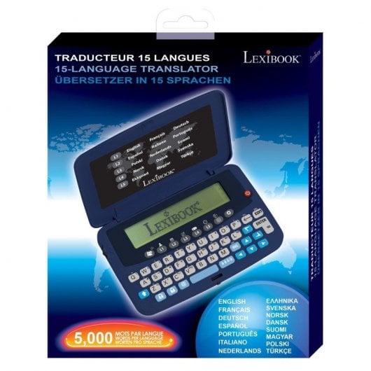 Lexibook Traductor Electrónico de Bolsillo 15 Idiomas