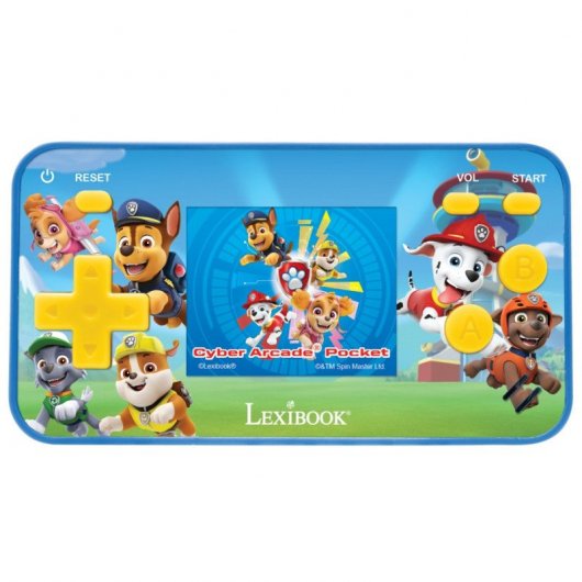 Lexibook La Patrulla Canina Cyber Arcade Pocket Consola de Bolsillo 150 Juegos 1.8''
