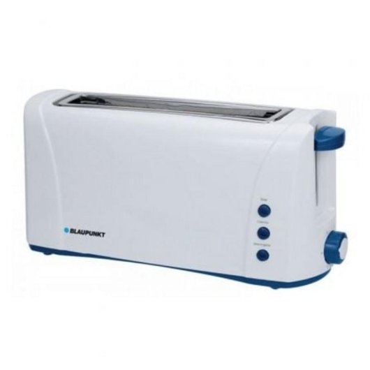 Broodrooster Blaupunkt BP4001 1 Lange Sleuf 1000 W 6 Bruiningsstanden Ontdooien Opwarmen Kruimellade Wit