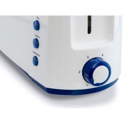 Broodrooster Blaupunkt BP4001 1 Lange Sleuf 1000 W 6 Bruiningsstanden Ontdooien Opwarmen Kruimellade Wit