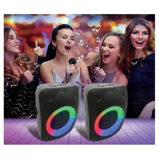 Lexibook iParty Par de Altifalantes Bluetooth Estéreo com Microfone