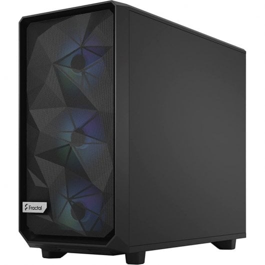 Fractal Design Meshify 2 Lite RGB Vidro Temperado USB 3.2 Preta