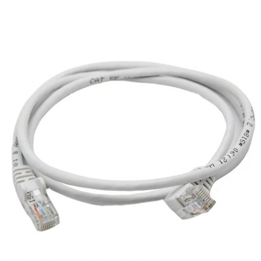 Cavo di rete angolato Goobay RJ45 UTP Cat.5e 2m Bianco