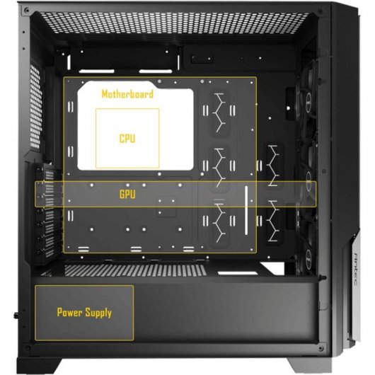 Antec P20C E-ATX Verre Trempé USB-C Noir