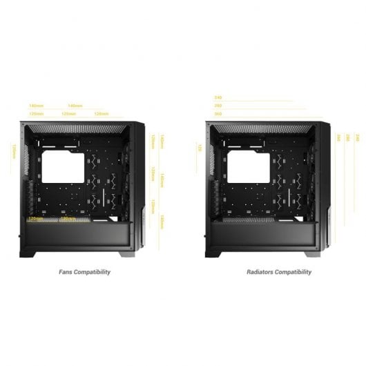 Antec P20C E-ATX Verre Trempé USB-C Noir