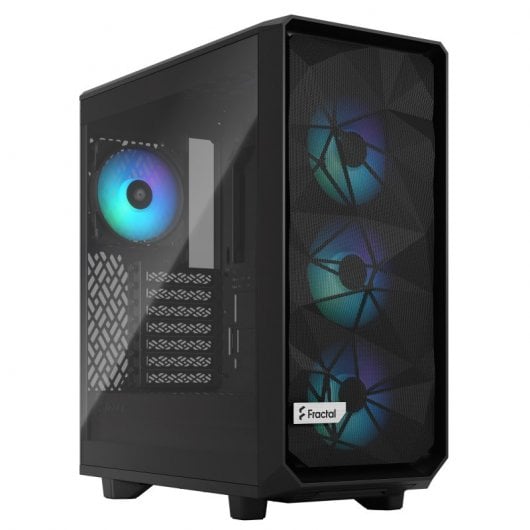 Fractal Design Meshify 2 Compact Lite RGB ATX Vidro Temperado USB 3.2 Preta